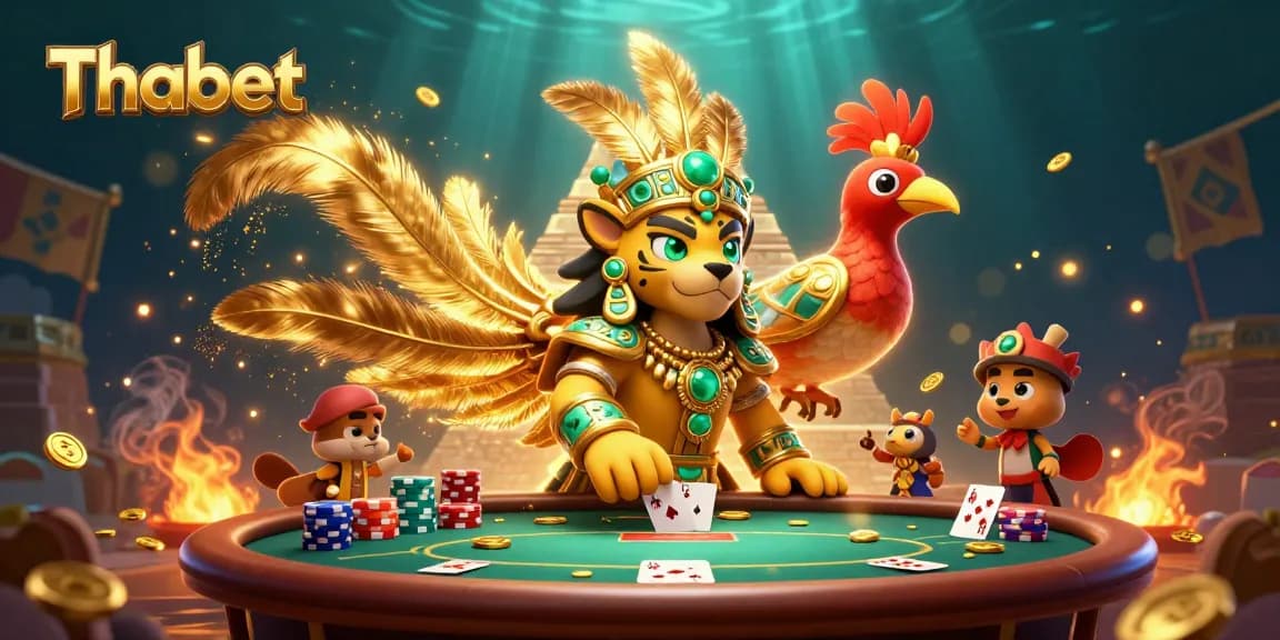 Experience the thrill of Thabet's poker scene with dynamic characters and rich casino elements.
