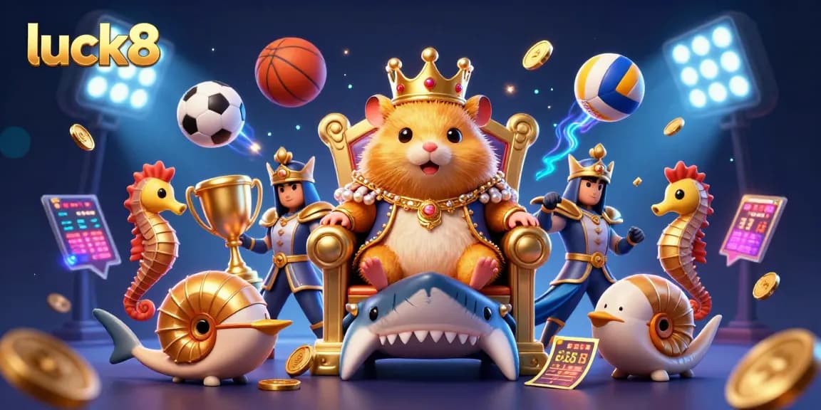 Experience vibrant action at luck8 with our golden hamster king leading epic casino games.