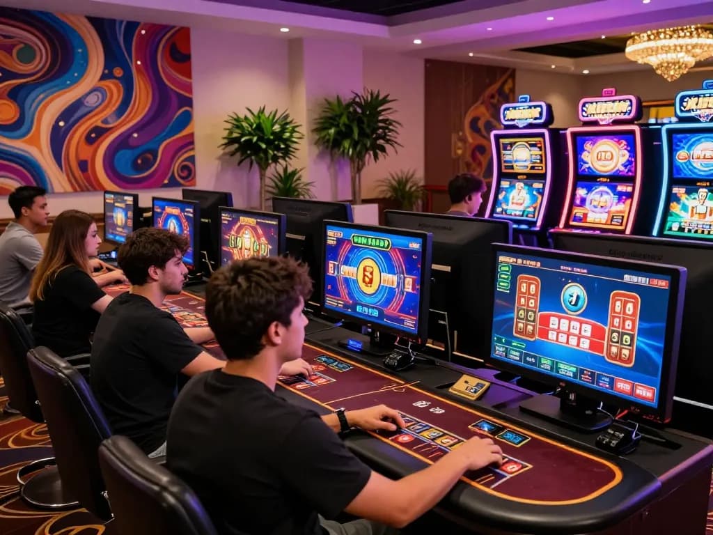 Exciting online gaming environment showcasing lô đề players engaged in diverse games