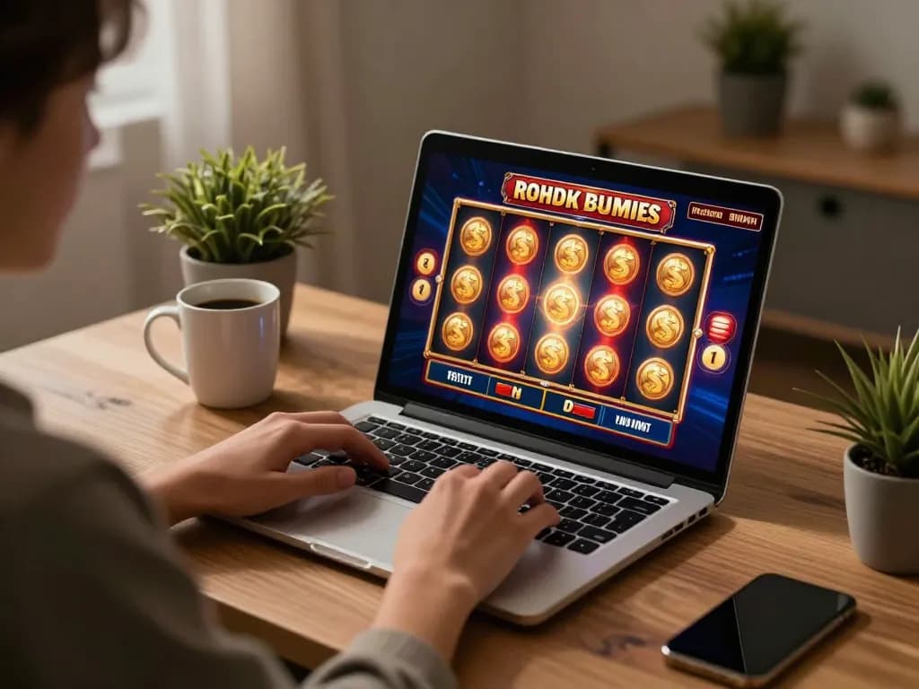 Engage in responsible gaming while tải hitclub on your laptop, enjoying vivid slot machine action from a cozy home office.