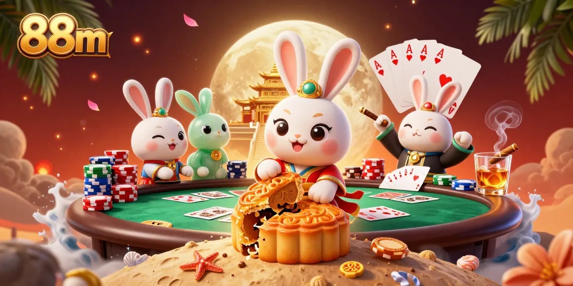 Engage with thrilling casino games at 88m featuring vibrant poker chips and traditional elements.