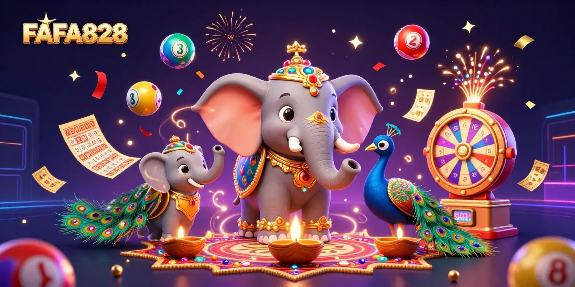Engage with FAFA828's vibrant lottery scene featuring exciting game elements and rich design.