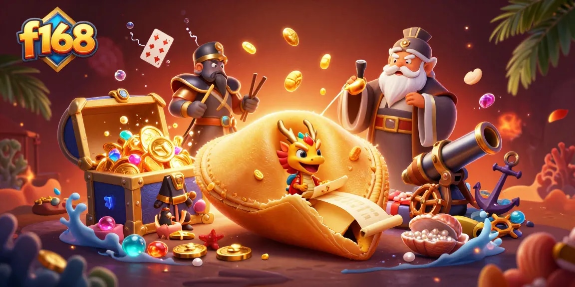 Experience winning strategies at f168 with vibrant casino-themed illustration showcasing a dynamic gambling scene.