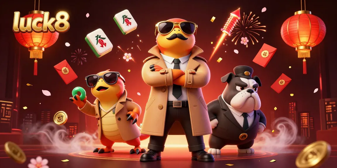 Experience the excitement of luck8 with whimsical raptors sneaking into a casino scene.