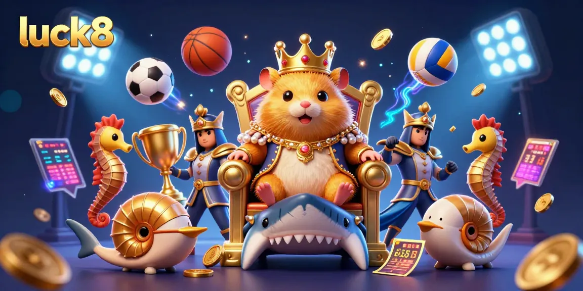 Experience vibrant action at luck8 with our golden hamster king leading epic casino games.