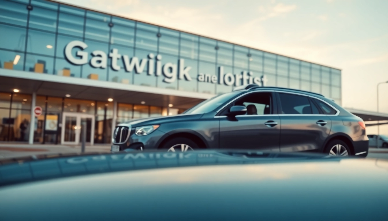 Taxi service in Gatwick offering reliable transportation to and from the airport.