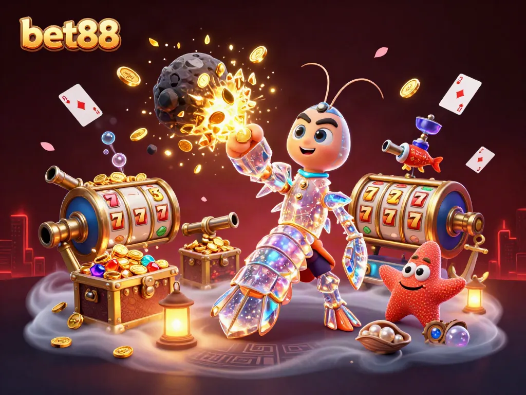 Win big with bet88 by spinning magical slot reels in a vibrant casino world.