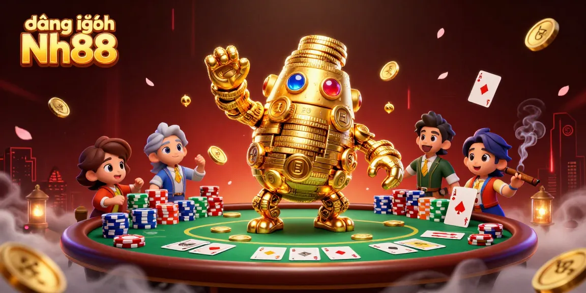 Engage in exciting gameplay with đăng nhập Nh88 as the golden golem and poker elements mesmerize players.