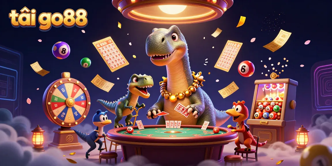 Spin and win with tải go88 in this vibrant casino scene featuring dynamic game elements.