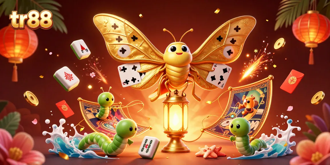 Experience the thrill of gaming at tr88 with vibrant 3D casino elements and captivating characters.