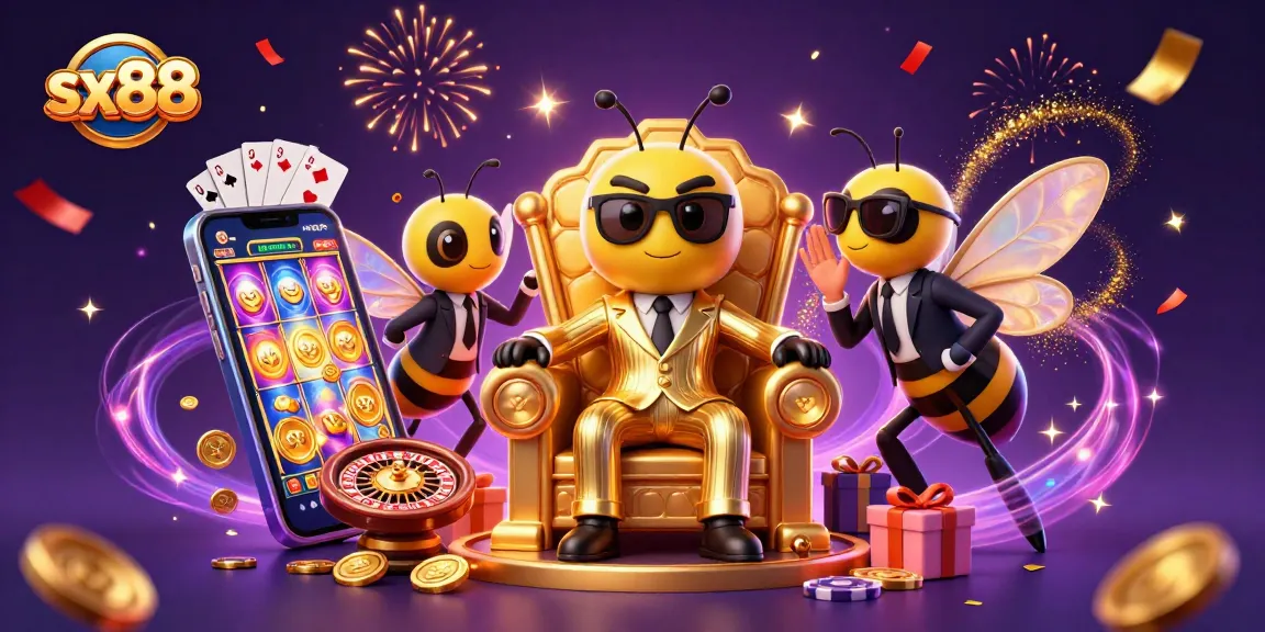 Experience thrilling gameplay at sx88 with a dynamic scene featuring exciting casino elements.