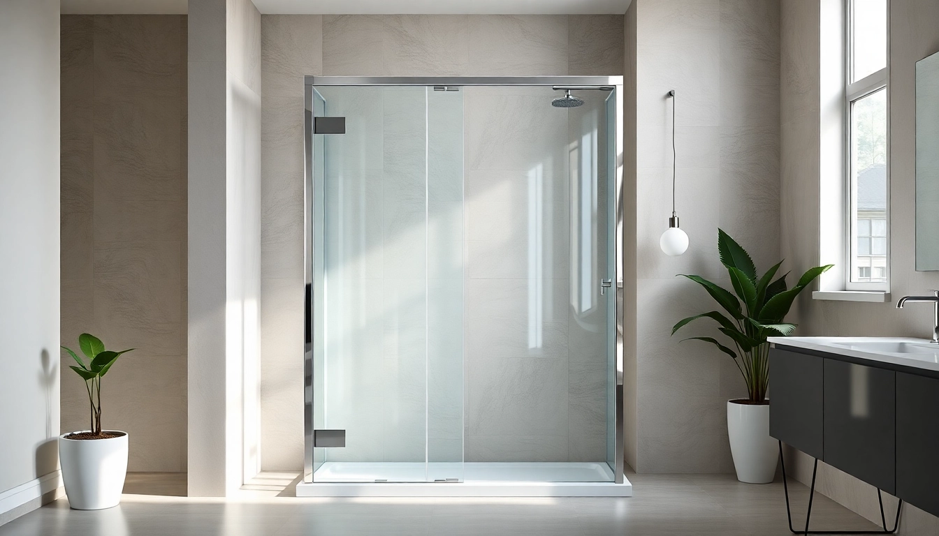Beleuchtet die duschkabine 100x100 pendeltür mit eleganter Glastür und modernen Beschlägen