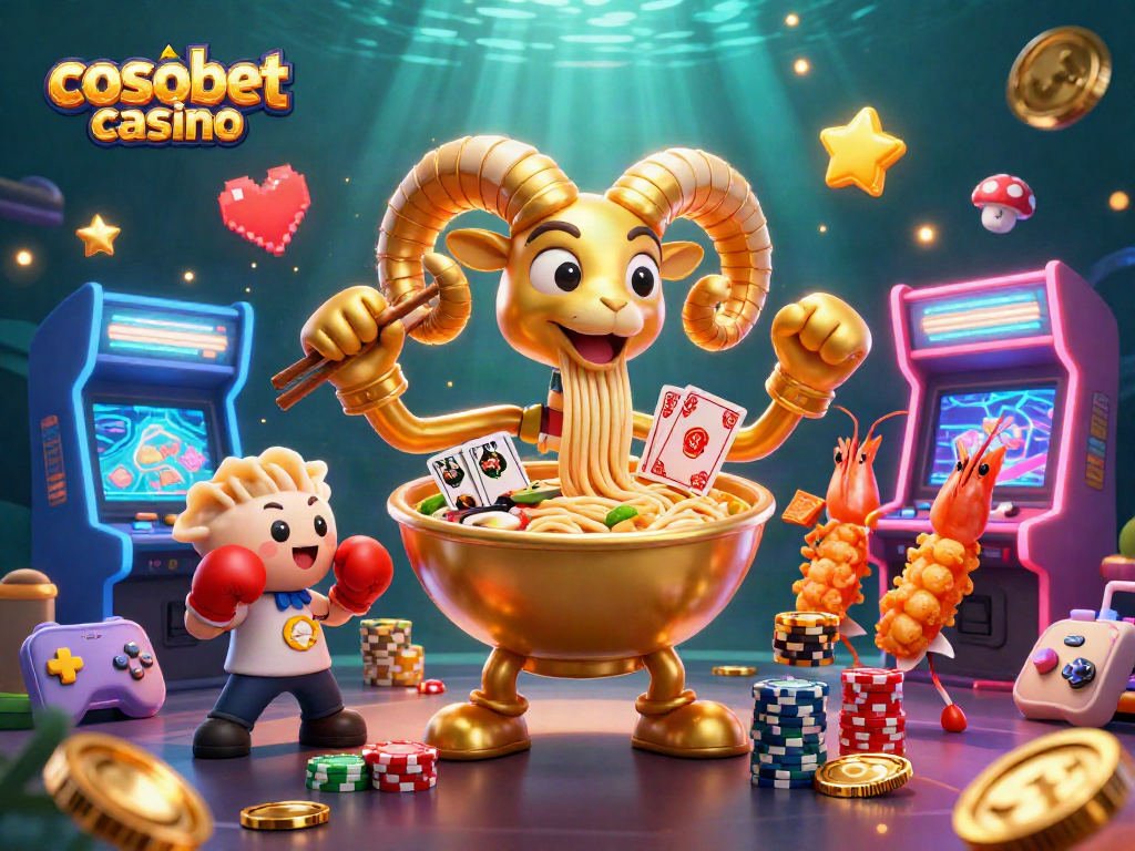Engage with cosmobet casino's vibrant gaming scene featuring cartoon characters in action, showcasing an energetic casino atmosphere.