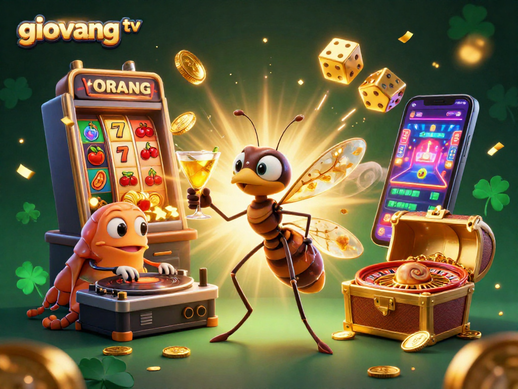 Experience exciting gameplay with giovang tv, showcasing a dynamic casino scene featuring colorful elements.