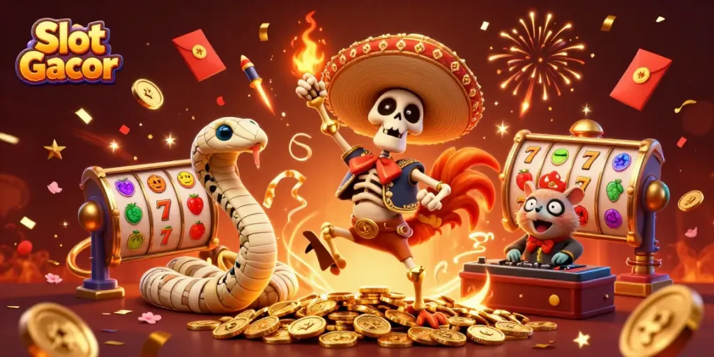 Slot Gacor menciptakan pengalaman bermain slot yang seru dengan karakter penuh warna dan simbol keberuntungan yang melimpah.