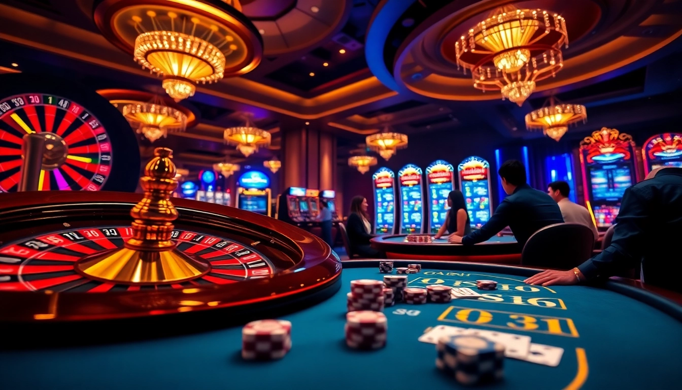 Experience thrilling gameplay with s8 at a luxurious casino table surrounded by rich casino elements.