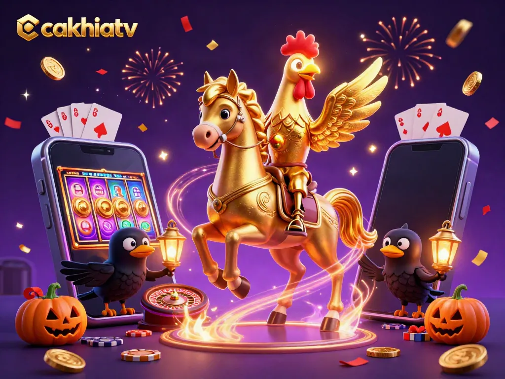 Experience exhilarating action with cakhiatv showcasing a golden rooster casino adventure in vibrant detail.