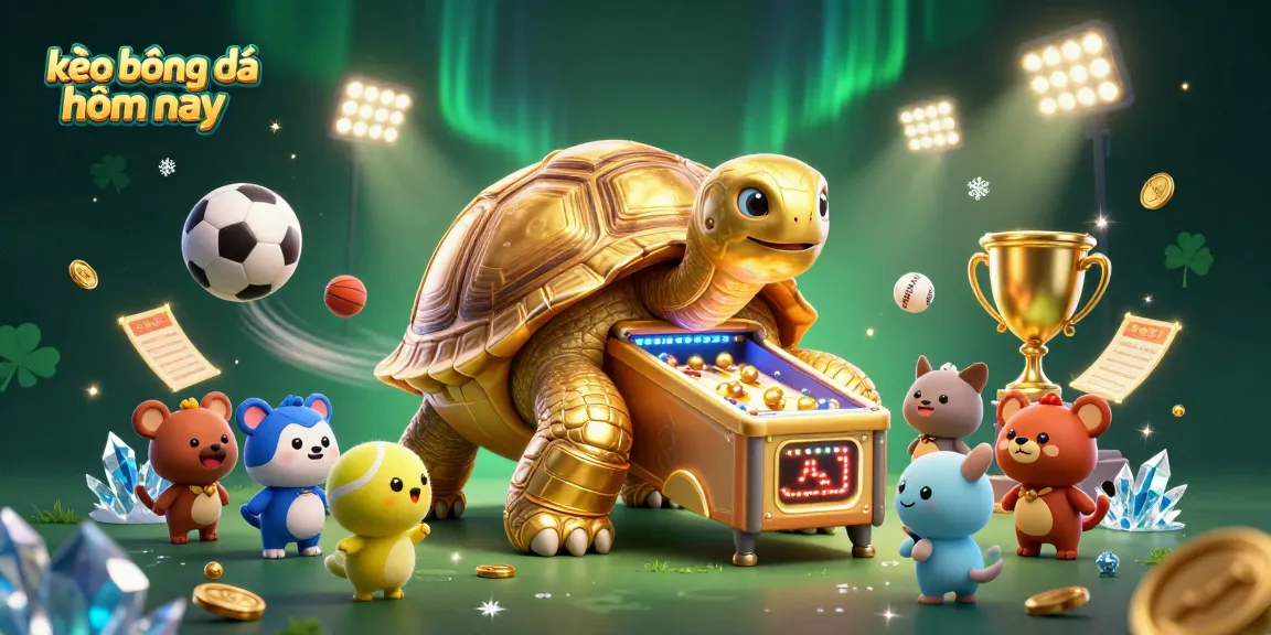 Engage with kèo bóng đá hôm nay through an exciting 3D illustration showcasing dynamic sports elements.