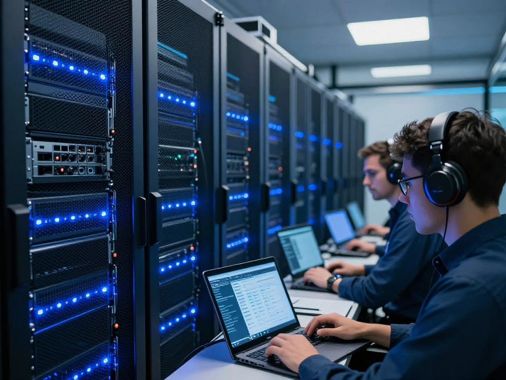 IPTV UK Reseller Solutions: Cutting-edge server infrastructure supporting advanced streaming technology.