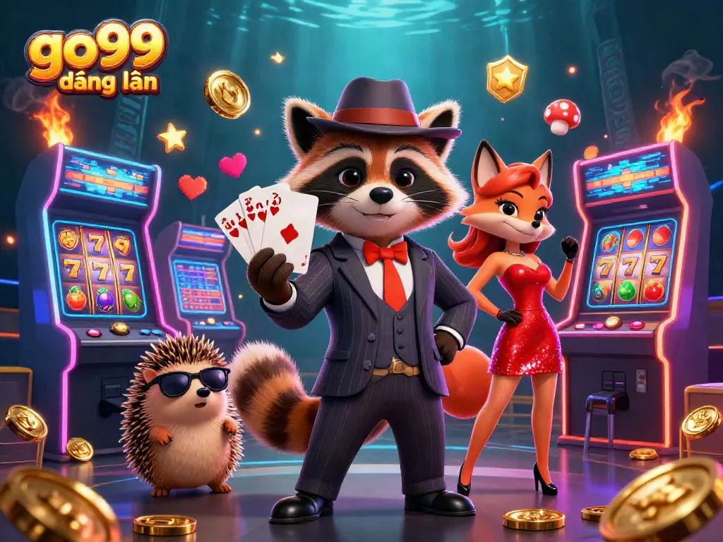 Engage with go99 đăng nhập through exciting slot games, featuring vibrant characters and dynamic elements.