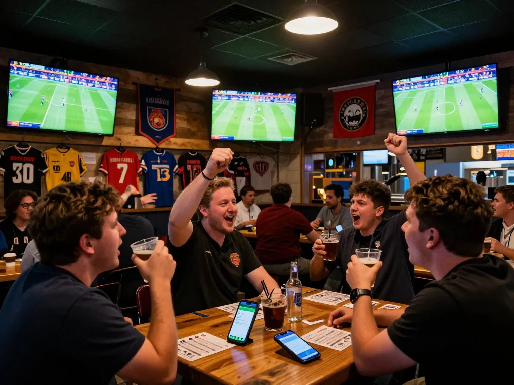 Socolive fans passionately watching live football, capturing the excitement and community engagement of sports betting