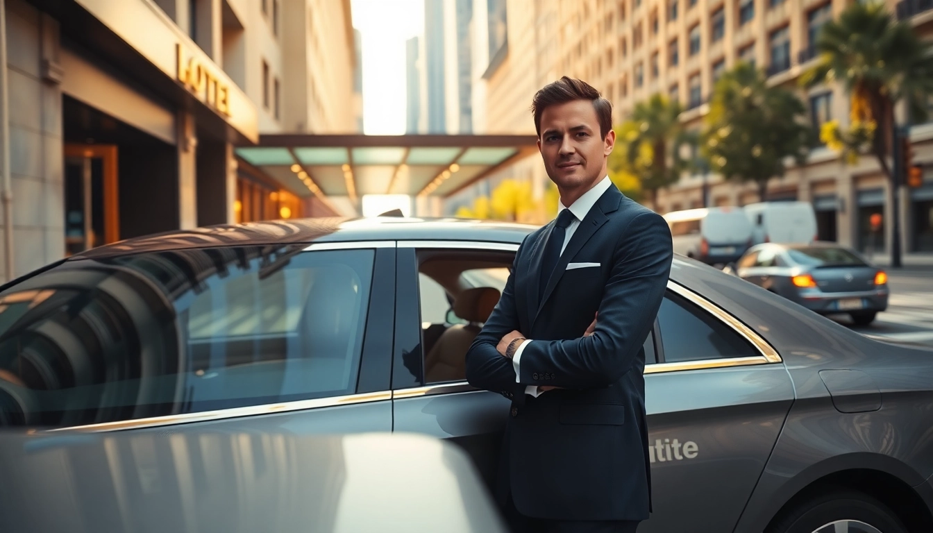 Experience Chauffeur Services Nottingham with a professional chauffeur in a luxury sedan.