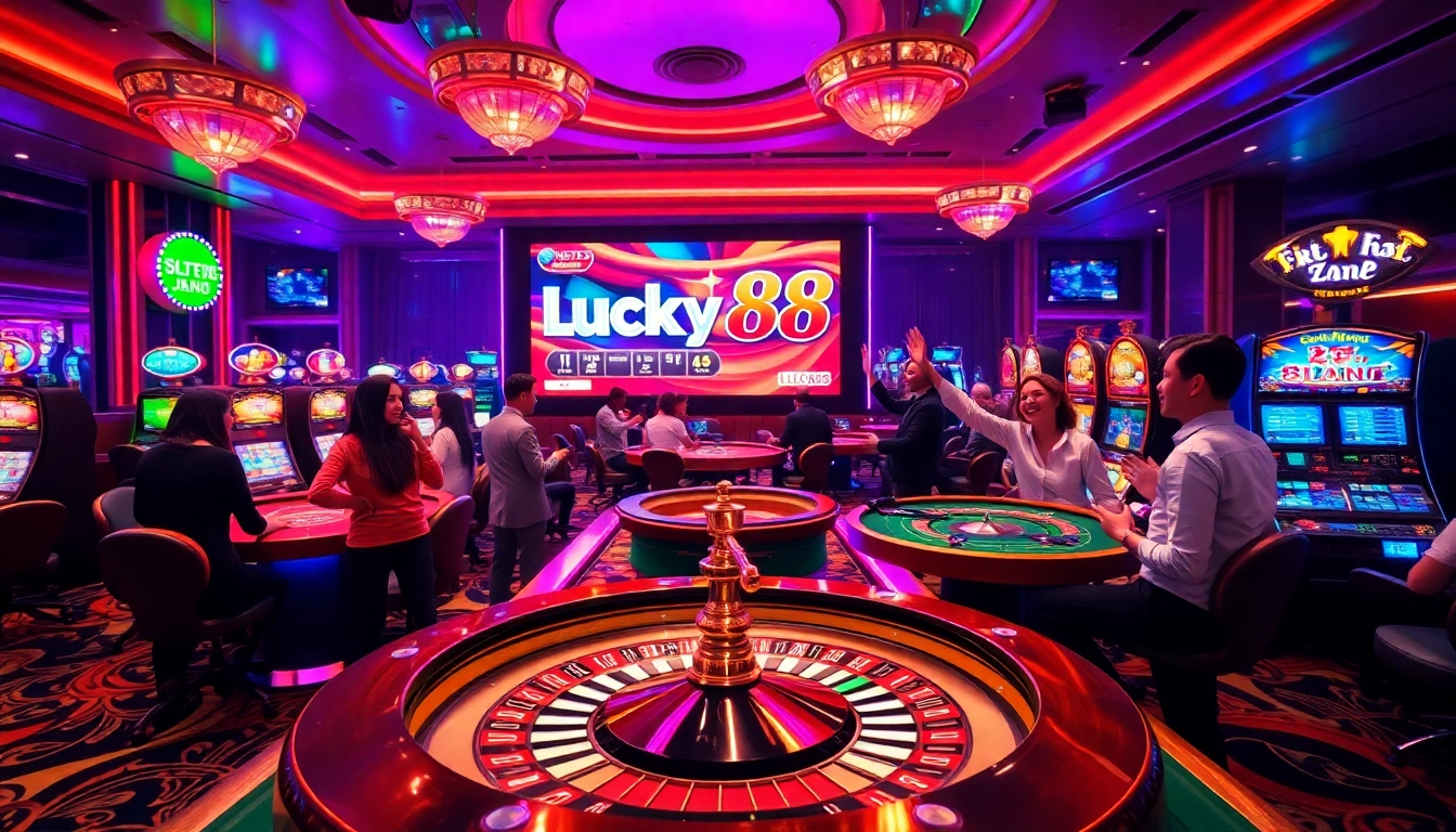 Experience the thrill at https://lucky88.charity/ with poker chips, roulette wheels, and vibrant casino tables.