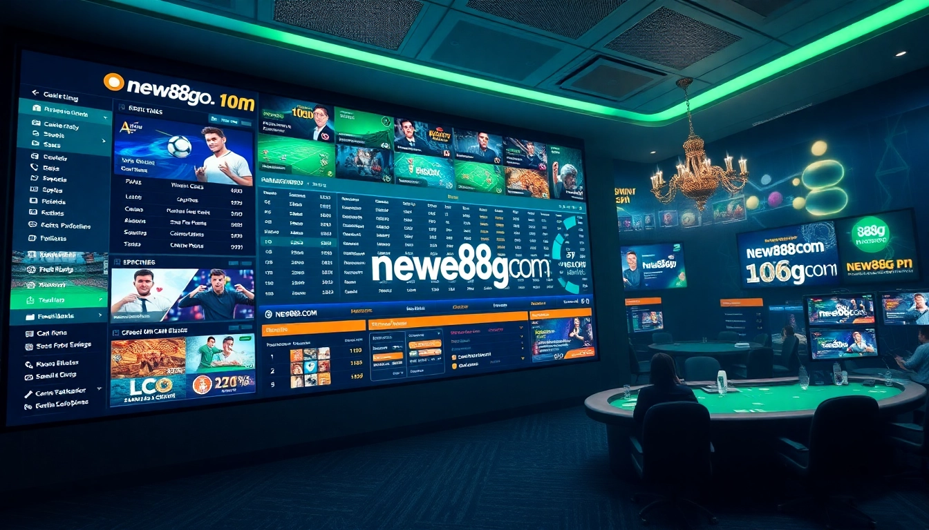 Engaging online betting interface at new88go.com highlighting diverse gaming options and promotions.