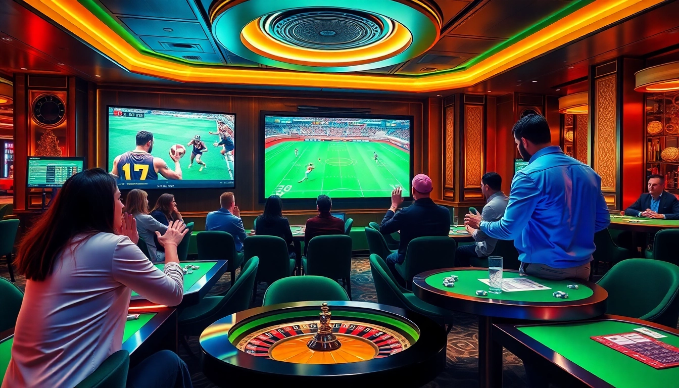 Experience the excitement of thể thao TR88 through live betting and thrilling action in a modern casino setting.
