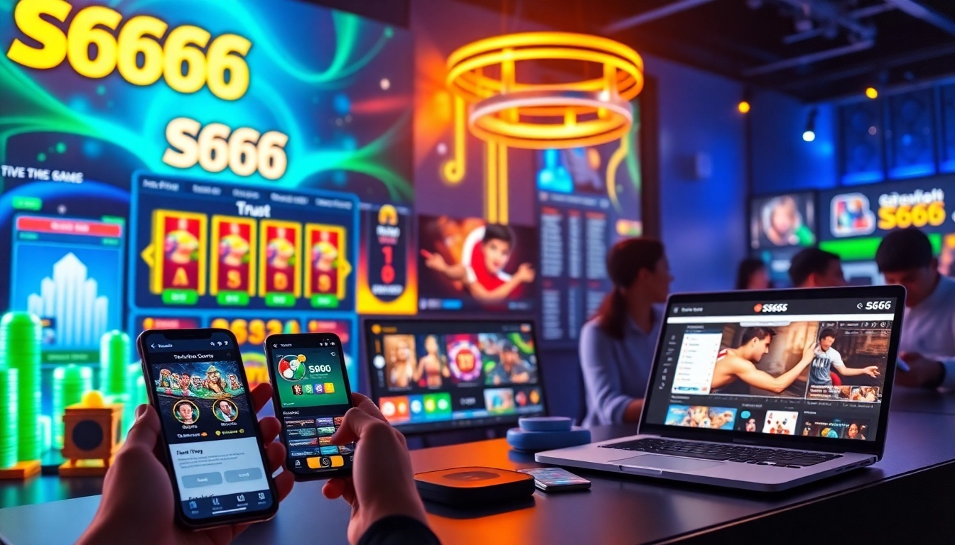 Engaging digital gaming scene showcasing S666.nyc online betting experience in 2025.