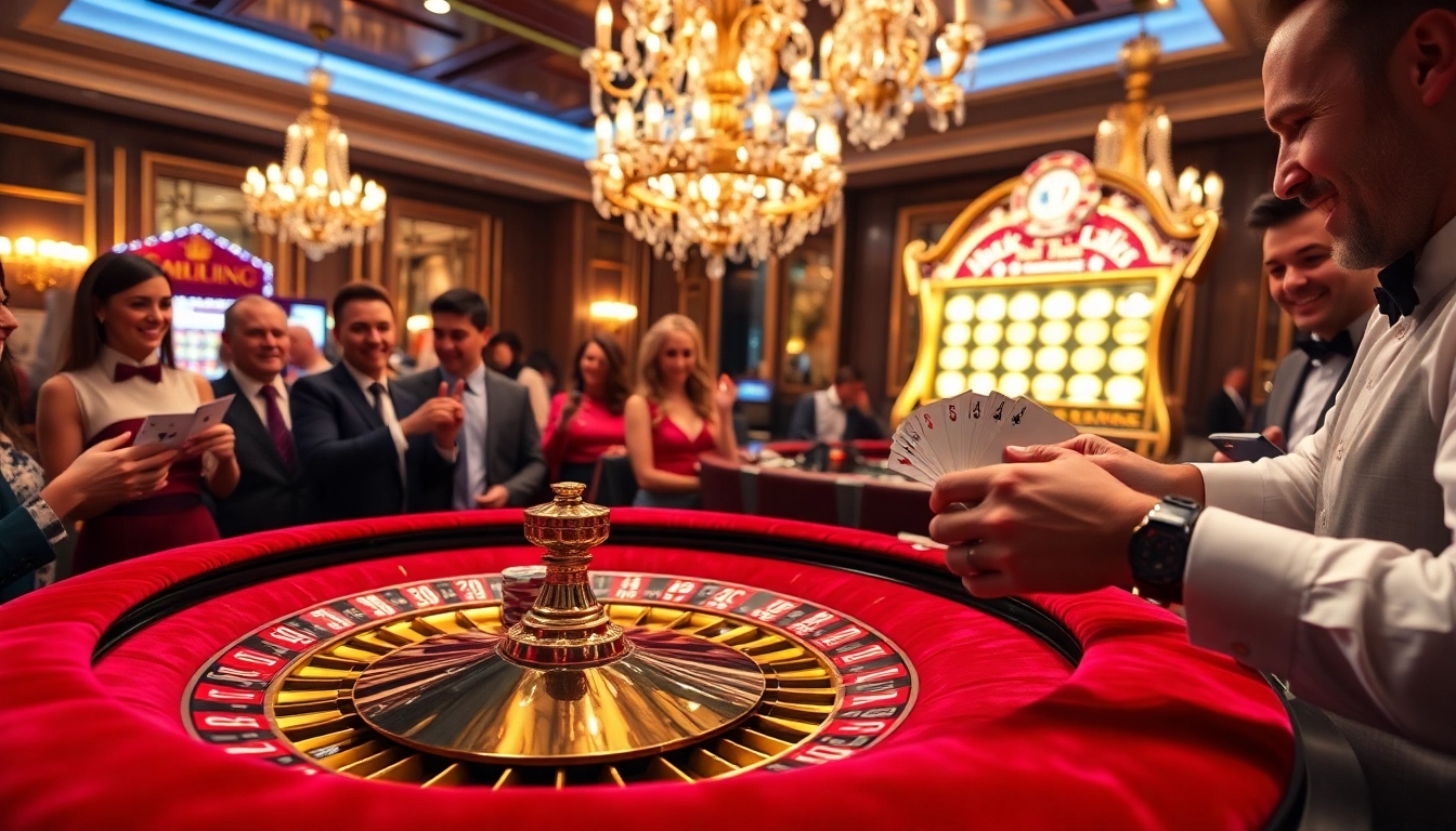 Experience the excitement of winning at https://11win.black/ with classy casino tables and players engaged in thrilling games.