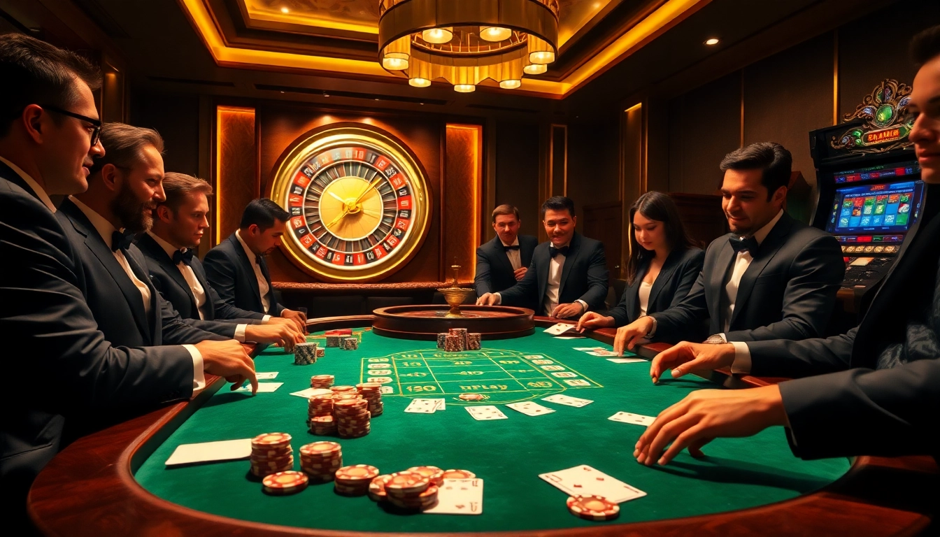 Experience the thrill of gambling at https://oxbet6.vip/ with a vibrant casino scene showcasing poker excitement.