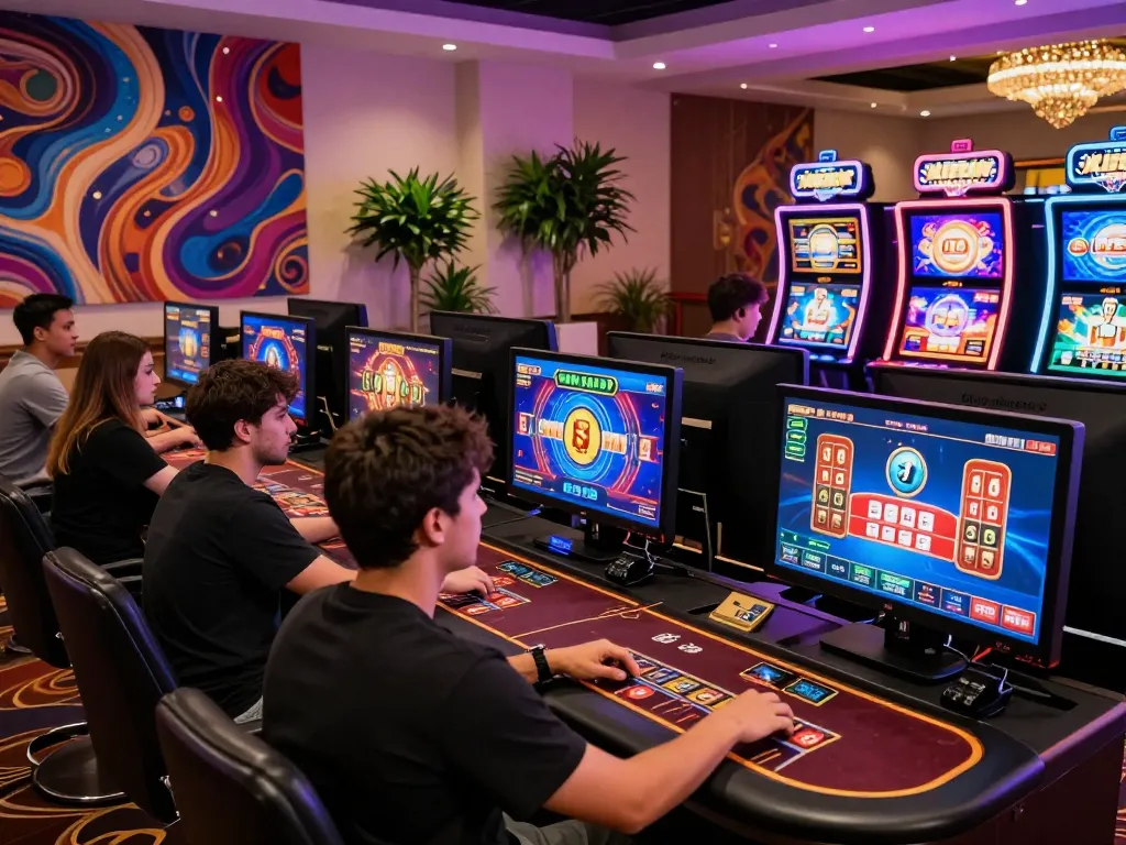 Exciting online gaming environment showcasing lô đề players engaged in diverse games