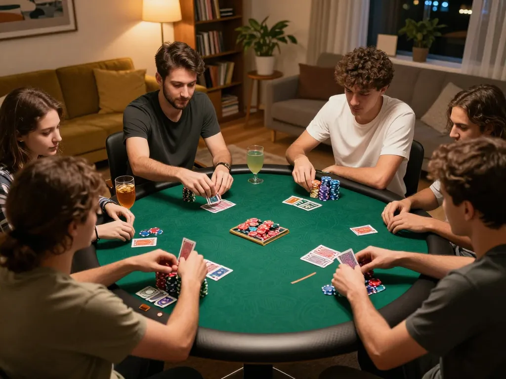Go88 poker night with friends showcasing fun gameplay and social interaction