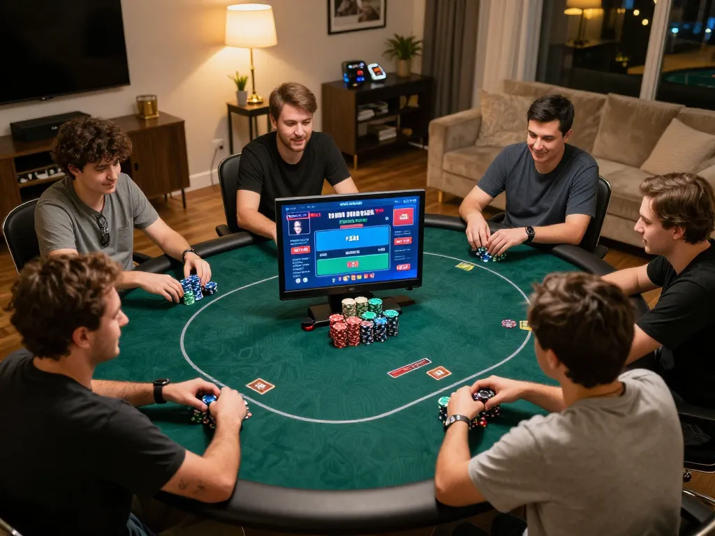 Players strategizing in a live online game, showcasing twiin68's engaging casino experience