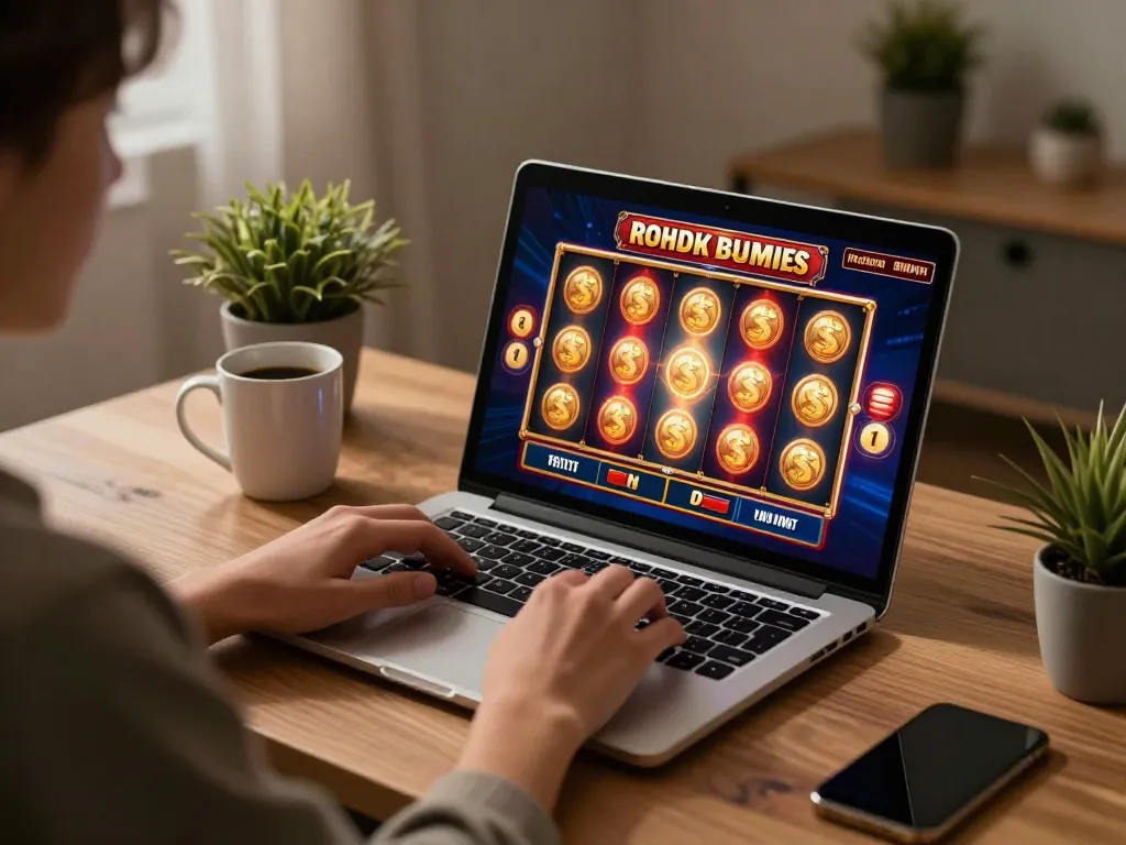 Engage in responsible gaming while tải hitclub on your laptop, enjoying vivid slot machine action from a cozy home office.