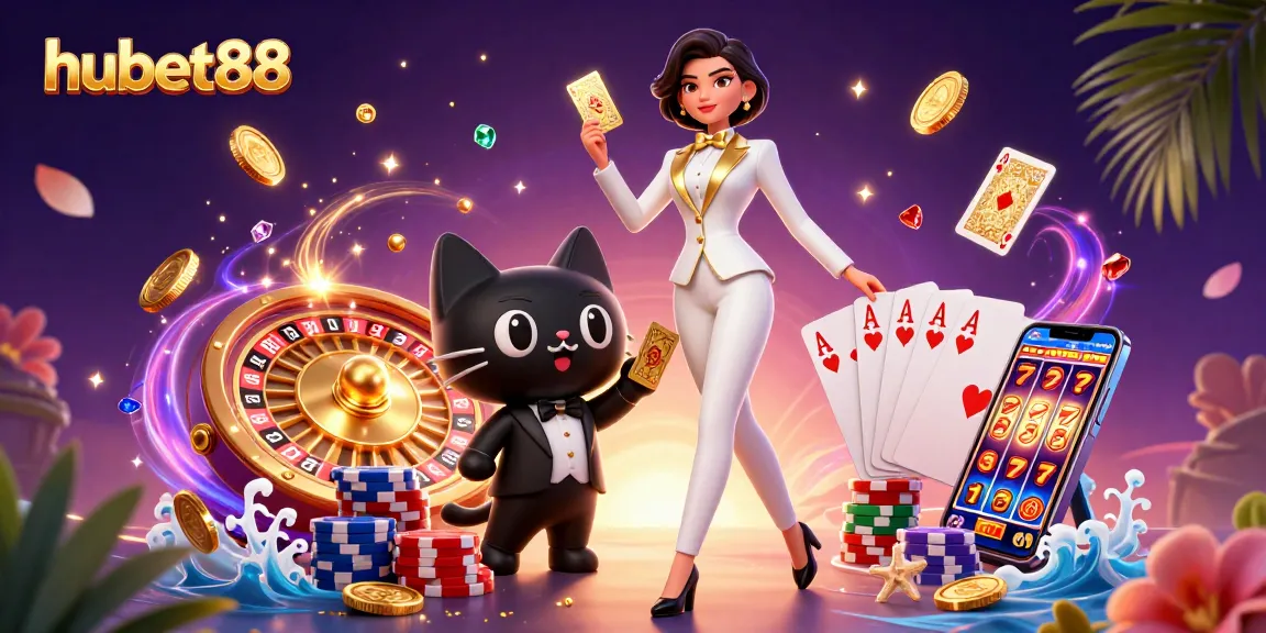 Experience thrilling moments at hubet88 with dynamic casino elements and a glamorous dealer.