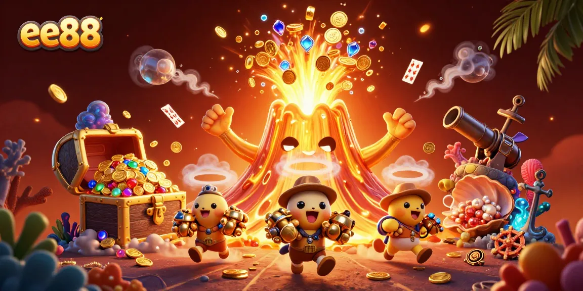 Experience thrilling wins at ee88 with vibrant casino-themed treasures and adventure elements.