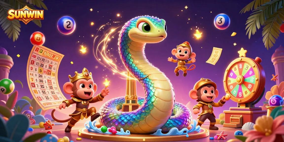 SUNWIN's vibrant gaming experience brings excitement with colorful lottery elements and dynamic action.
