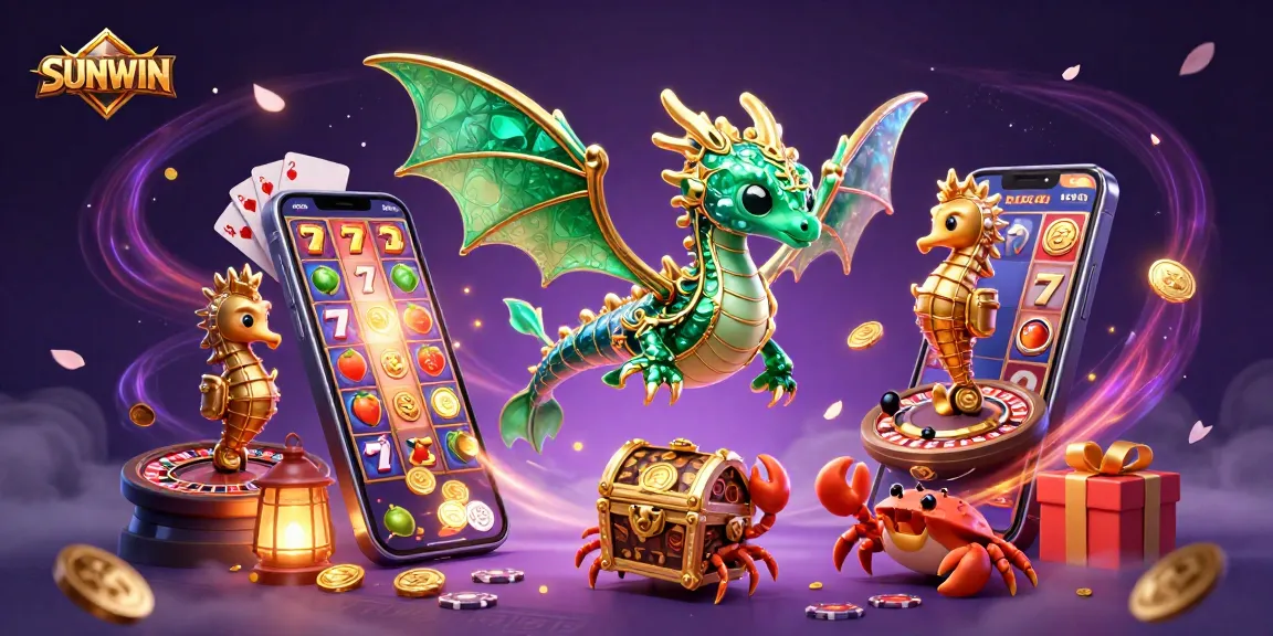 SUNWIN dragon and treasures enhance the exciting online casino experience by showcasing vibrant gaming elements.