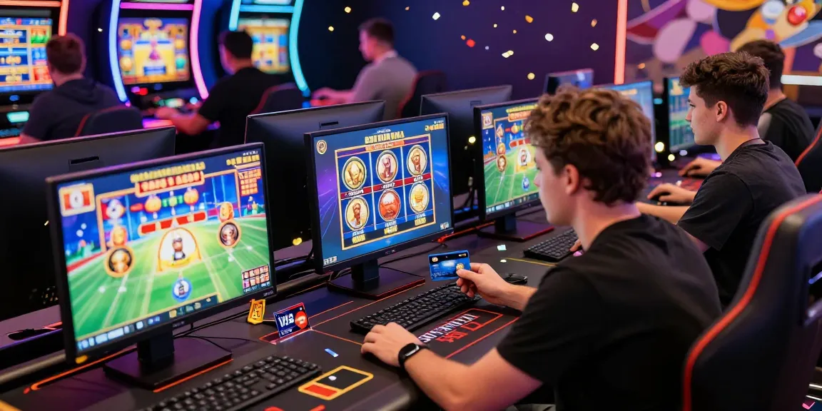 Explore the exciting world of credit card casinos at https://bhma.org.uk with players enjoying vibrant gameplay, highlighting Visa and Mastercard.